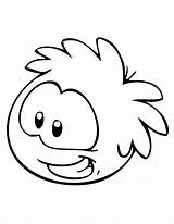 Coloring Pages Puffles Penguin Club Puffle Comments Library Clipart Coloringhome Line sketch template