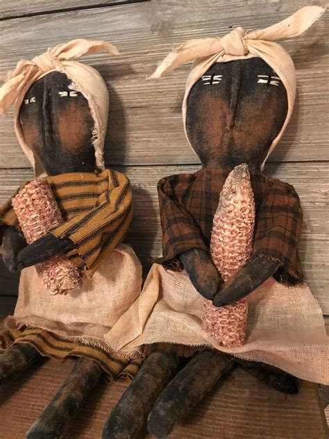 Pin By Barb Lojwaniuk On Primitive Dolls Old And New In 2021 Primitive