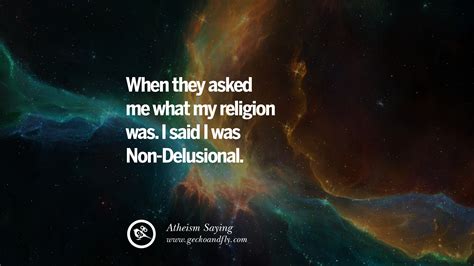 27 funny atheist quotes and saying for none religious person