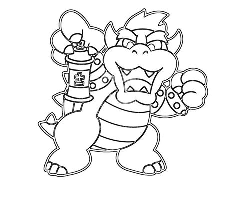 baby bowser coloring pages coloring home