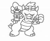 Bowser Coloring Pages Baby Dark Printable Popular Template sketch template