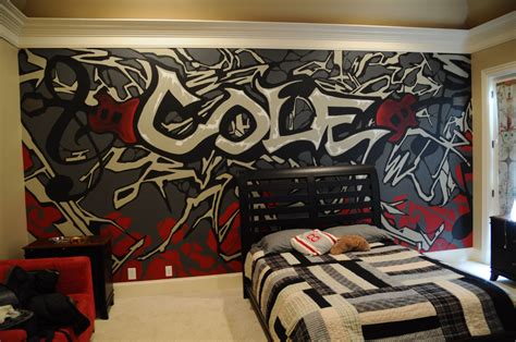 graffiti bedroom decorating ideas   hd wallpaper