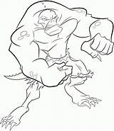 Killer Croc Coloring Pages Inks Frost 2010 Popular Grass Coloringhome Got Some sketch template