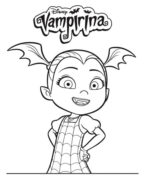vampirina coloring page disney coloring pages coloring pages