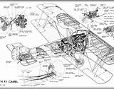 Sopwith Camel Drawings sketch template