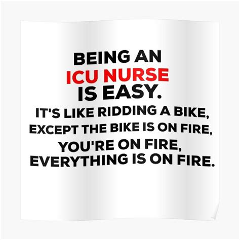 Icu Nurse Posters Redbubble