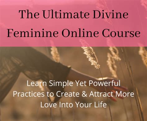 the ultimate divine feminine banner anna thea s divine feminine education