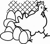 Coloring Hen Egg Pages Chicken Coop Little Red Leaving Carton Clipart Getcolorings Print Netart Clipartmag Search Color Kids Printable sketch template
