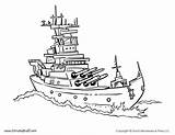 Coloring Battleship Pages Colouring Printable Color Kids Outline Template Printables Print Getcolorings Sketch Categories Timvandevall sketch template