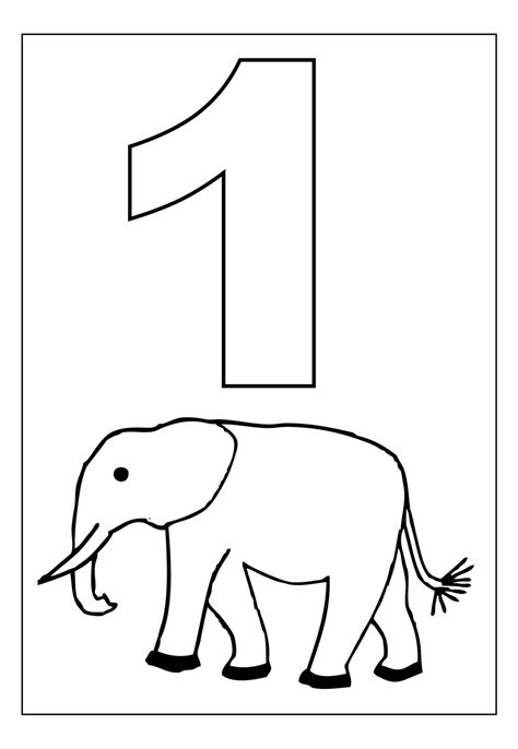 coloring pages  kids numbers coloring pages