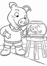 Coloring Piggly Wiggly Pages sketch template