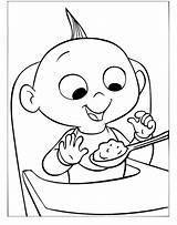 Jack Parr Eating Coloring Pages Printable Incredibles Categories sketch template