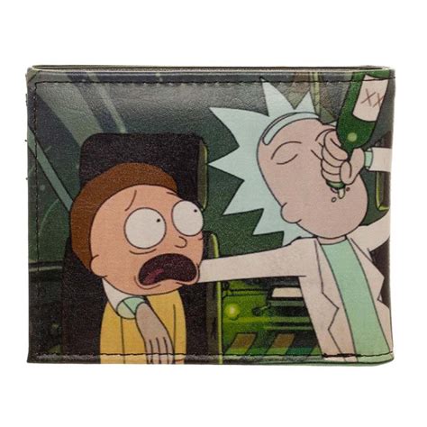 Rick And Morty Black Wallet