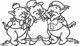 Pigs Little Three Colouring Pages Coloring Search Again Bar Case Looking Don Print Use Find sketch template