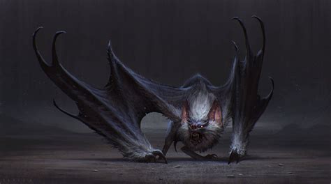bat  saeedramez  deviantart fantasy creatures fantasy monster