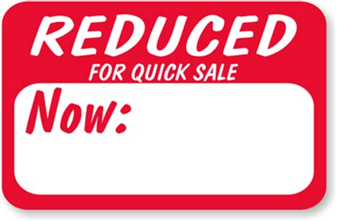 reduced sale price label removable adhesive sticker label sku lb