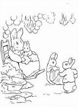 Rabbit Peter sketch template