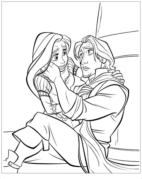 tangled   tangled kids coloring pages