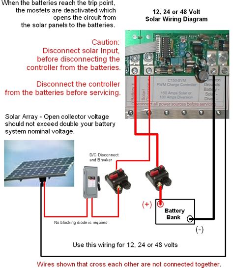 volt solar panel wiring diagram easy wiring