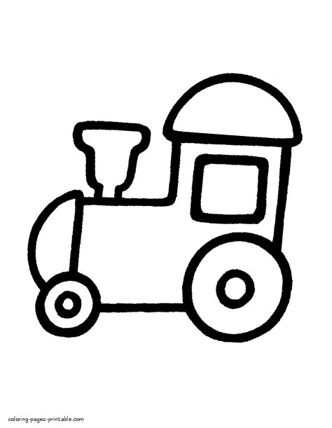 simple coloring pages  transportation coloring pages printablecom