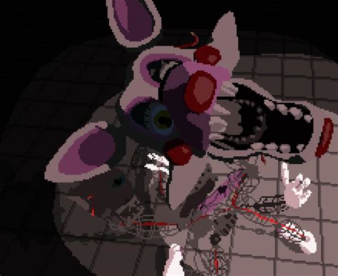 mangle maw pixel art five nights at freddy s know your meme