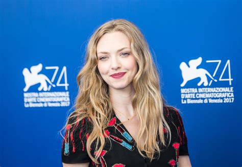 Amanda Seyfried Looked Like A Witchy Princess In A Sheer Black Floral