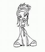 Bratz Coloring Pages Babyz Colouring Popular Chloe sketch template