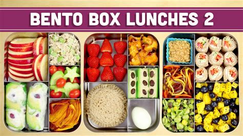 bento box lunches healthy recipes mind over munch youtube