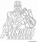 Thanos Avengers Coloring Pages Fortnite Endgame Printable Print Skin Marvel Kids Book Infinity Info sketch template