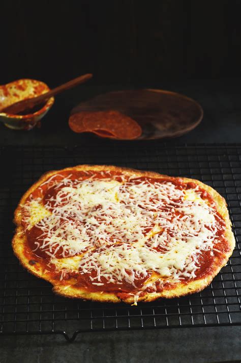 carb pizza crust recipe keto friendly simply  healthy