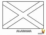 Coloring Alabama State Pages Flag Symbols Printable Flags Print Popular Bird Book Boys Kids Board Choose Coloringhome Gif sketch template