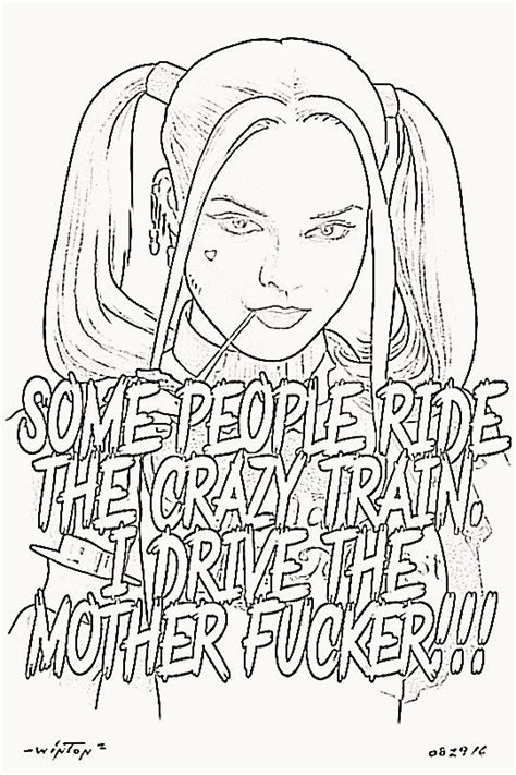 harley quinn  joker coloring pages  adults pietercabe