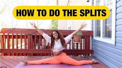 How To Do The Splits In One Day For Beginners Youtube