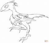 Archaeopteryx Coloring Pages Running Dinosaurs Compsognathus Microraptor Color Jurassic Printable Coloringpagesonly Supercoloring Categories sketch template