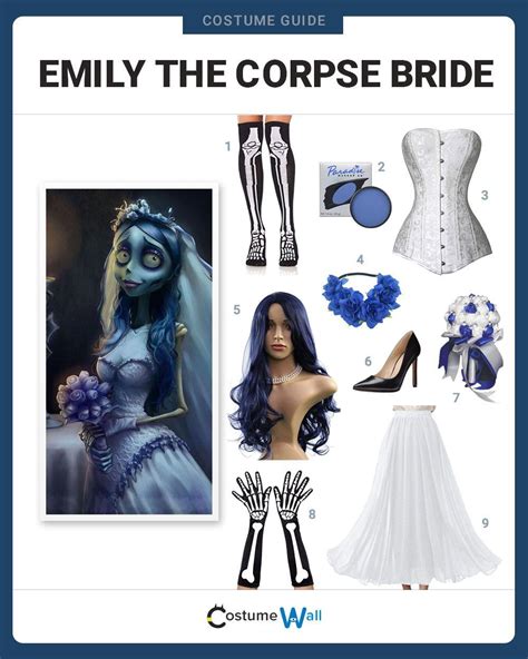 Dress Like Emily The Corpse Bride Halloween Bride