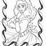 Esmeralda Coloring Pages Hellokids Disney sketch template