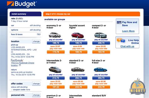 budget car rental