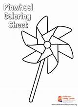 Pinwheel Pinwheels sketch template