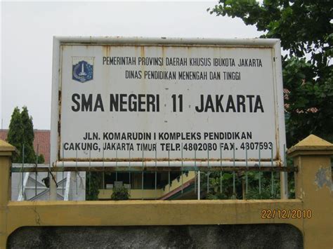 Sma Negeri 11 Jakarta Dki Jakarta Sekolah Menengah Atas Sekolah Negeri