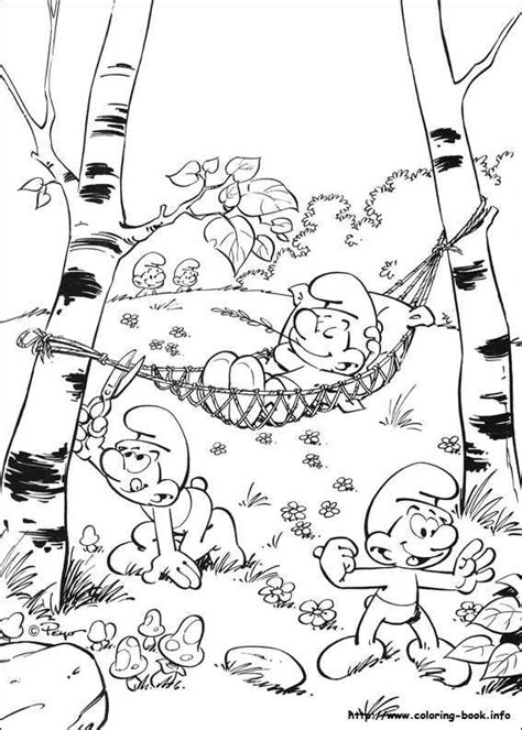 smurf coloring page  kids coloring pages