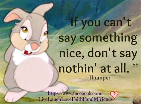 an image of a rabbit saying if you can t say something nice don t say