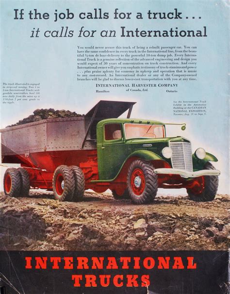 international truck ad