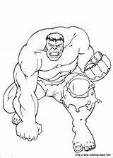 Hulk Coloring Smash Pages Printable Getcolorings Color sketch template
