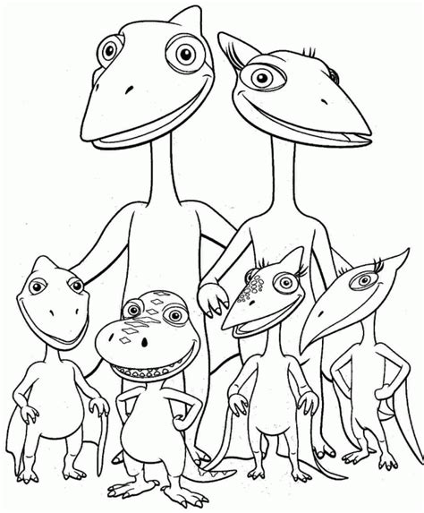 dinosaur family coloring pages clip art library