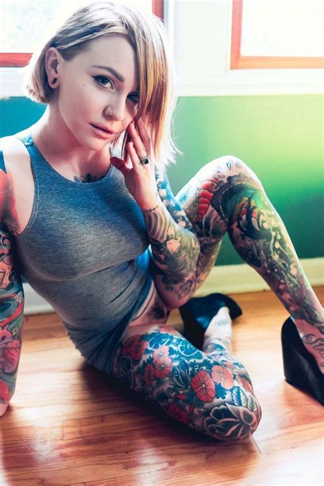 casper suicide elle lynn stanger elle stanger tattooed women pinterest tattoo tatting