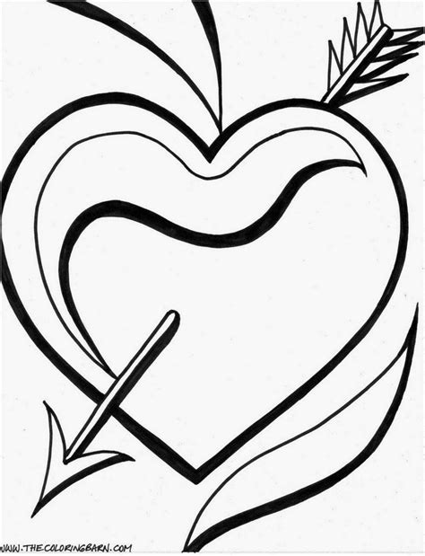 coloring page   heart printable heart coloring pages rose