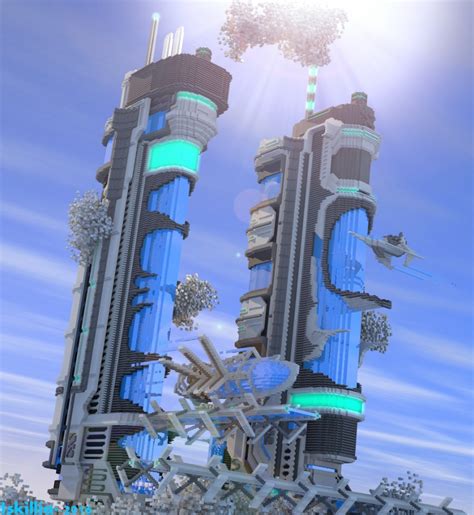Futuristic Tower Gocreative Plot Contest 3rd Minecraft Map
