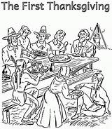 Coloring Sheets Thanksgiving Indian Kids sketch template