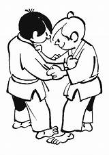 Judo Coloring Pages Clipart Cliparts Clip Categories Similar Comments sketch template
