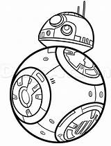 Coloring Bb8 Wars Star Pages Drawing Line Drawings Bb Outline Characters Draw Starwars Printable Step Clipart Falcon Millennium Yoda Getdrawings sketch template